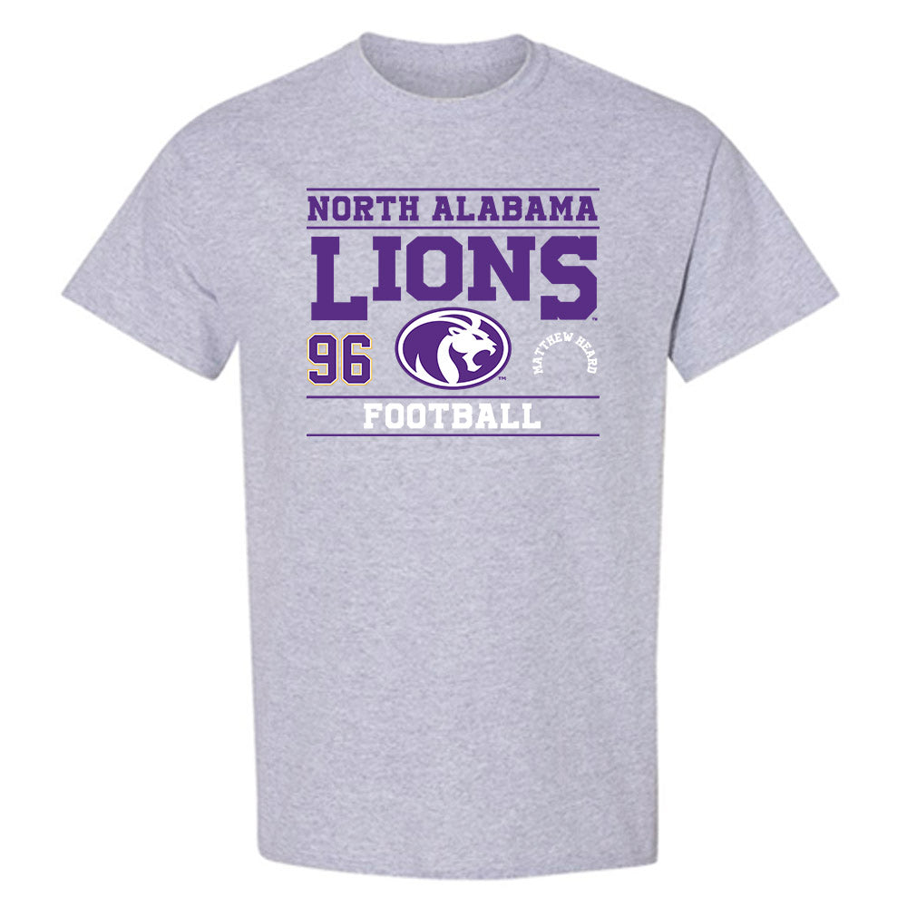 North Alabama - NCAA Football : Matthew Heard - Classic Fashion Shersey T-Shirt-0