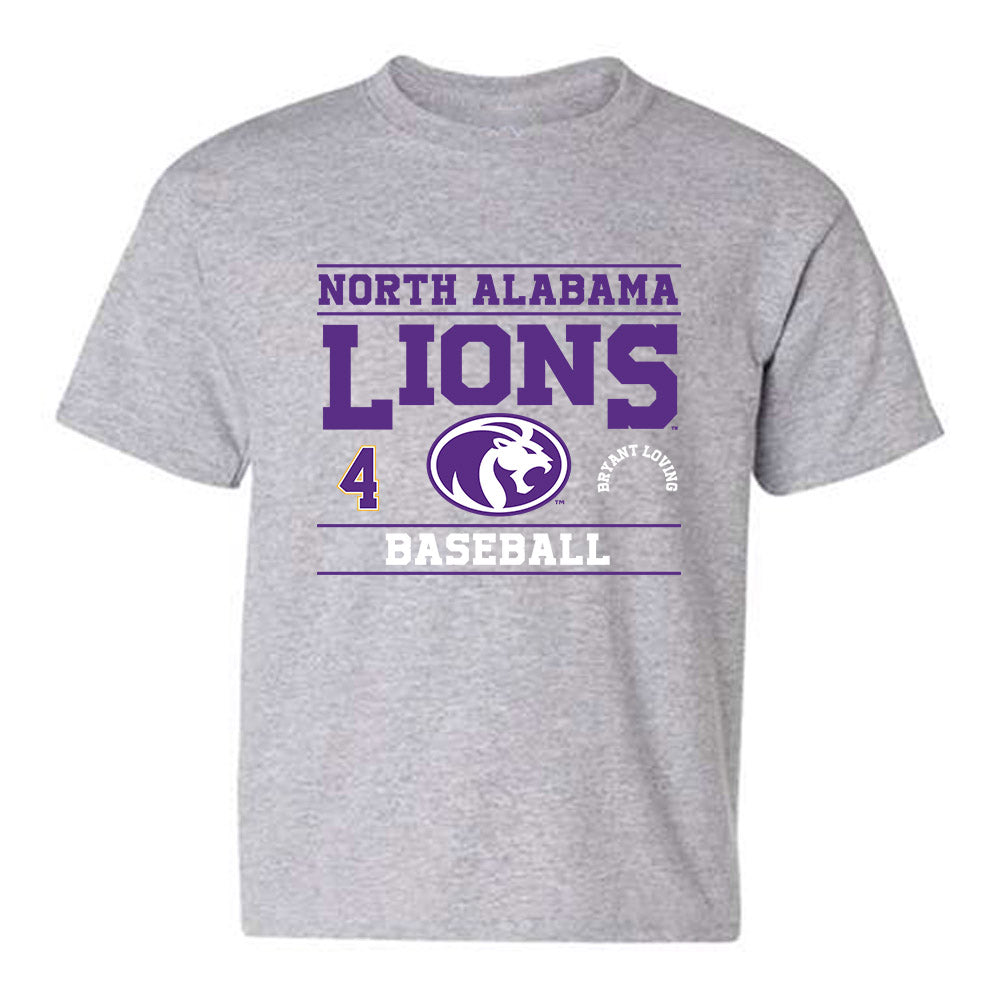 North Alabama - NCAA Baseball : Bryant Loving - Classic Fashion Shersey Youth T-Shirt-0