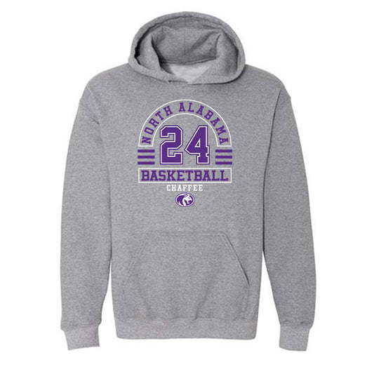 North Alabama - NCAA Men's Basketball : Mitchell Chaffee - Classic Fashion Shersey Hooded Sweatshirt