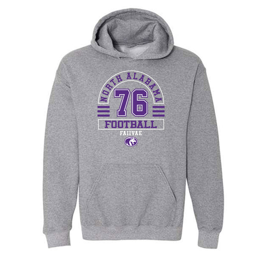 North Alabama - NCAA Football : Anthony Faiivae - Classic Fashion Shersey Hooded Sweatshirt-0