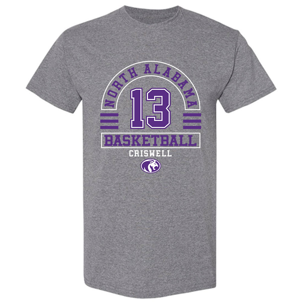 North Alabama - NCAA Women's Basketball : Katie Criswell - Classic Fashion Shersey T-Shirt-0