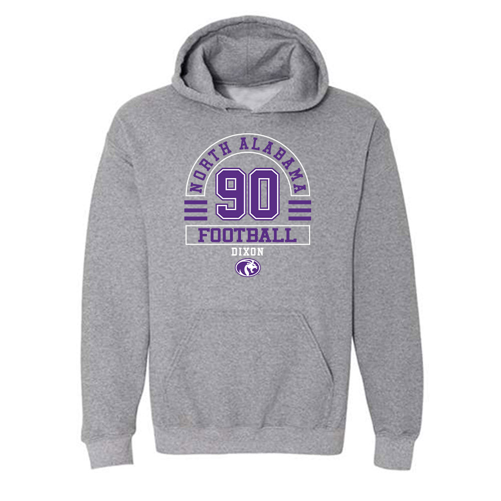 North Alabama - NCAA Football : Zacchaeus Dixon - Classic Fashion Shersey Hooded Sweatshirt