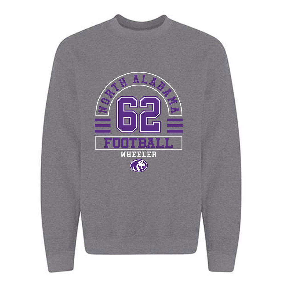 North Alabama - NCAA Football : Carson Wheeler - Classic Fashion Shersey Crewneck Sweatshirt-0