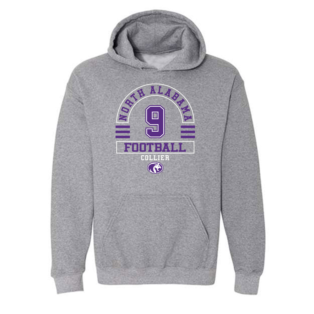 North Alabama - NCAA Football : Logan Collier - Classic Fashion Shersey Hooded Sweatshirt