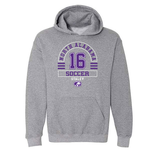 North Alabama - NCAA Women's Soccer : Mia Staley - Classic Fashion Shersey Hooded Sweatshirt