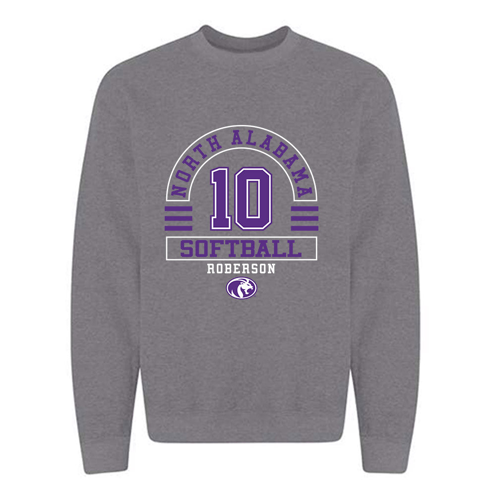 North Alabama - NCAA Softball : Jorja Roberson - Classic Fashion Shersey Crewneck Sweatshirt