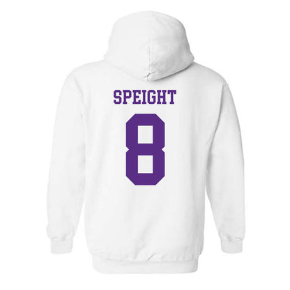 North Alabama - NCAA Women's Soccer : Adelyn Speight - Classic Fashion Shersey Hooded Sweatshirt-3