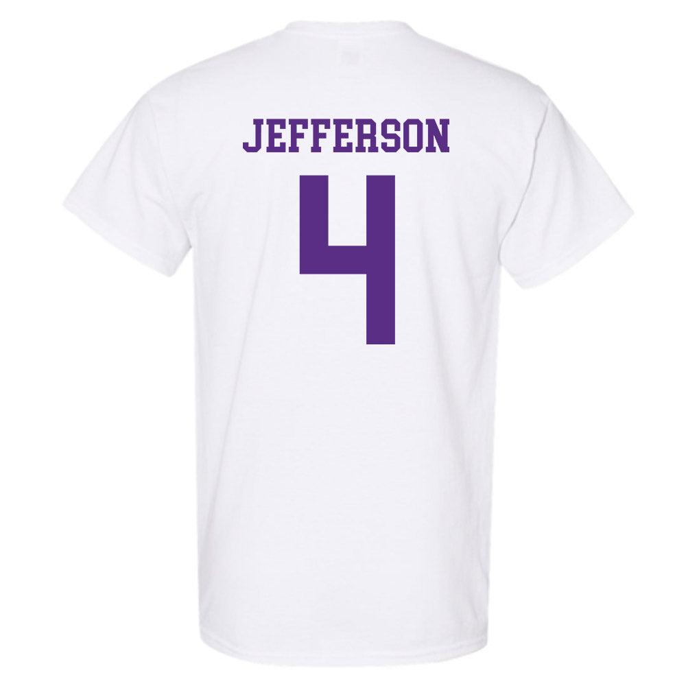 North Alabama - NCAA Men's Basketball : Canin Jefferson - Classic Fashion Shersey T-Shirt-1