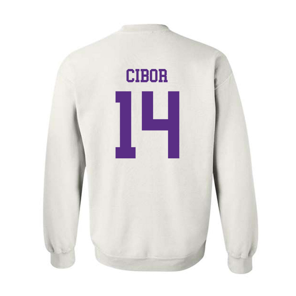 North Alabama - NCAA Women's Volleyball : Mia Cibor - Classic Fashion Shersey Crewneck Sweatshirt-1