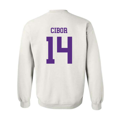North Alabama - NCAA Women's Volleyball : Mia Cibor - Classic Fashion Shersey Crewneck Sweatshirt-1