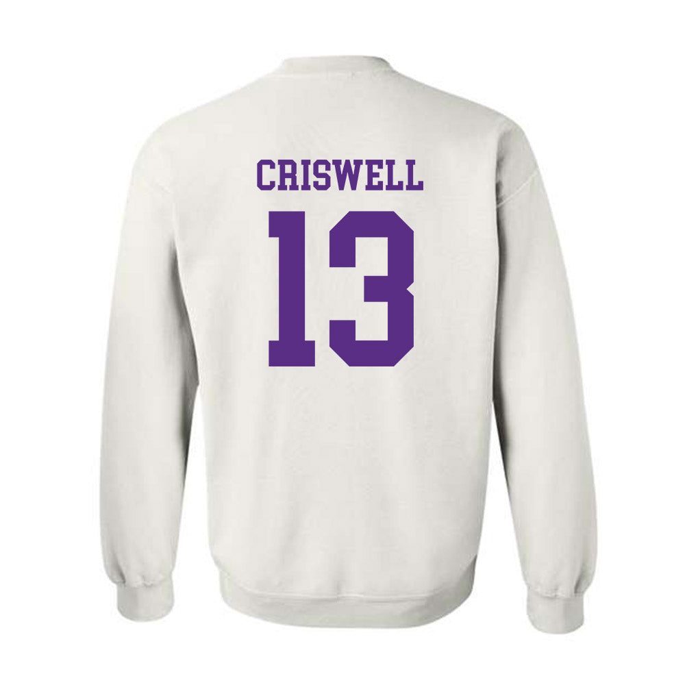 North Alabama - NCAA Women's Basketball : Katie Criswell - Classic Fashion Shersey Crewneck Sweatshirt-1