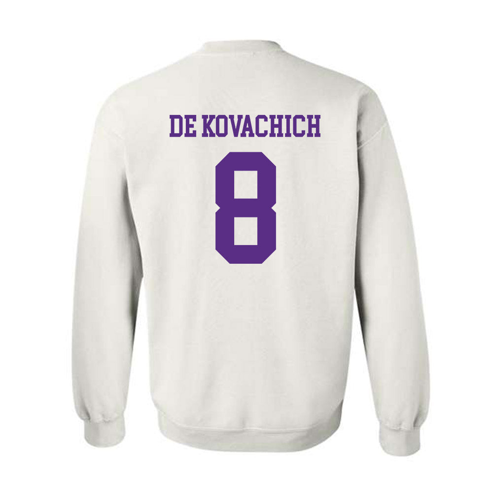 North Alabama - NCAA Men's Basketball : Kevin De Kovachich - Classic Fashion Shersey Crewneck Sweatshirt-1