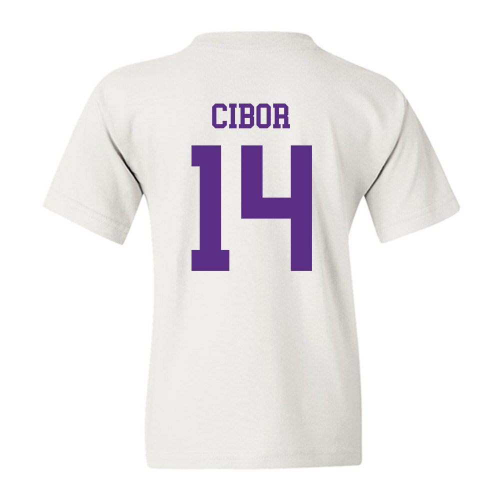 North Alabama - NCAA Women's Volleyball : Mia Cibor - Classic Fashion Shersey Youth T-Shirt-1