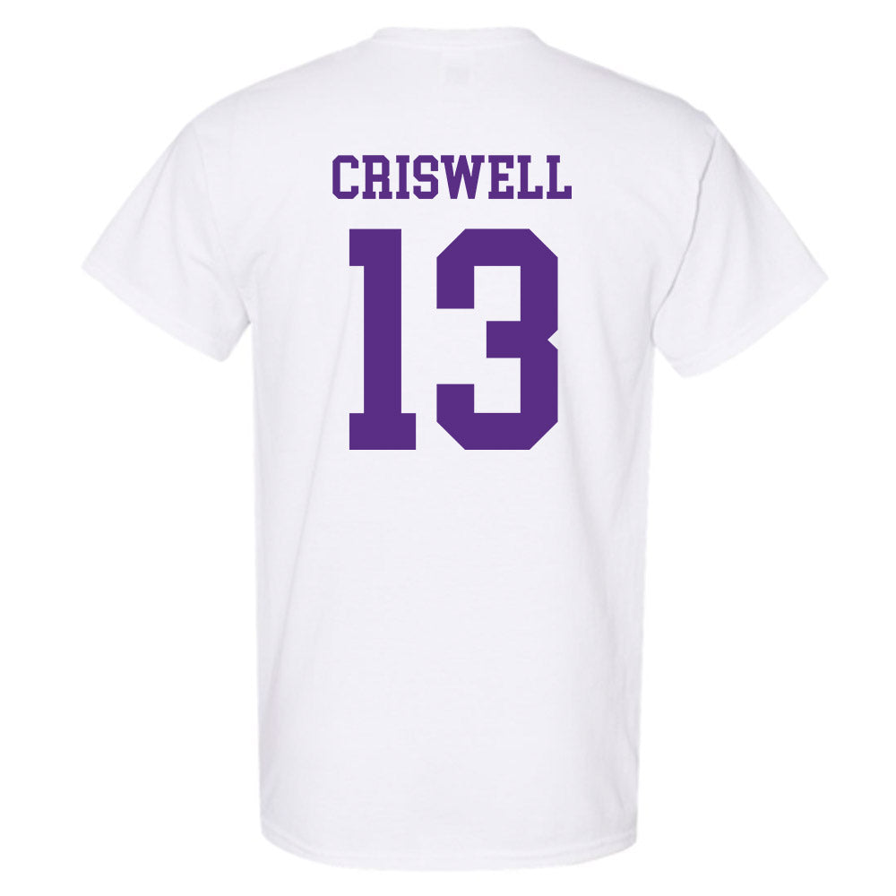 North Alabama - NCAA Women's Basketball : Katie Criswell - Classic Fashion Shersey T-Shirt-1