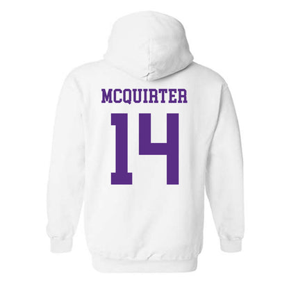 North Alabama - NCAA Women's Volleyball : Paris McQuirter - Classic Fashion Shersey Hooded Sweatshirt-1