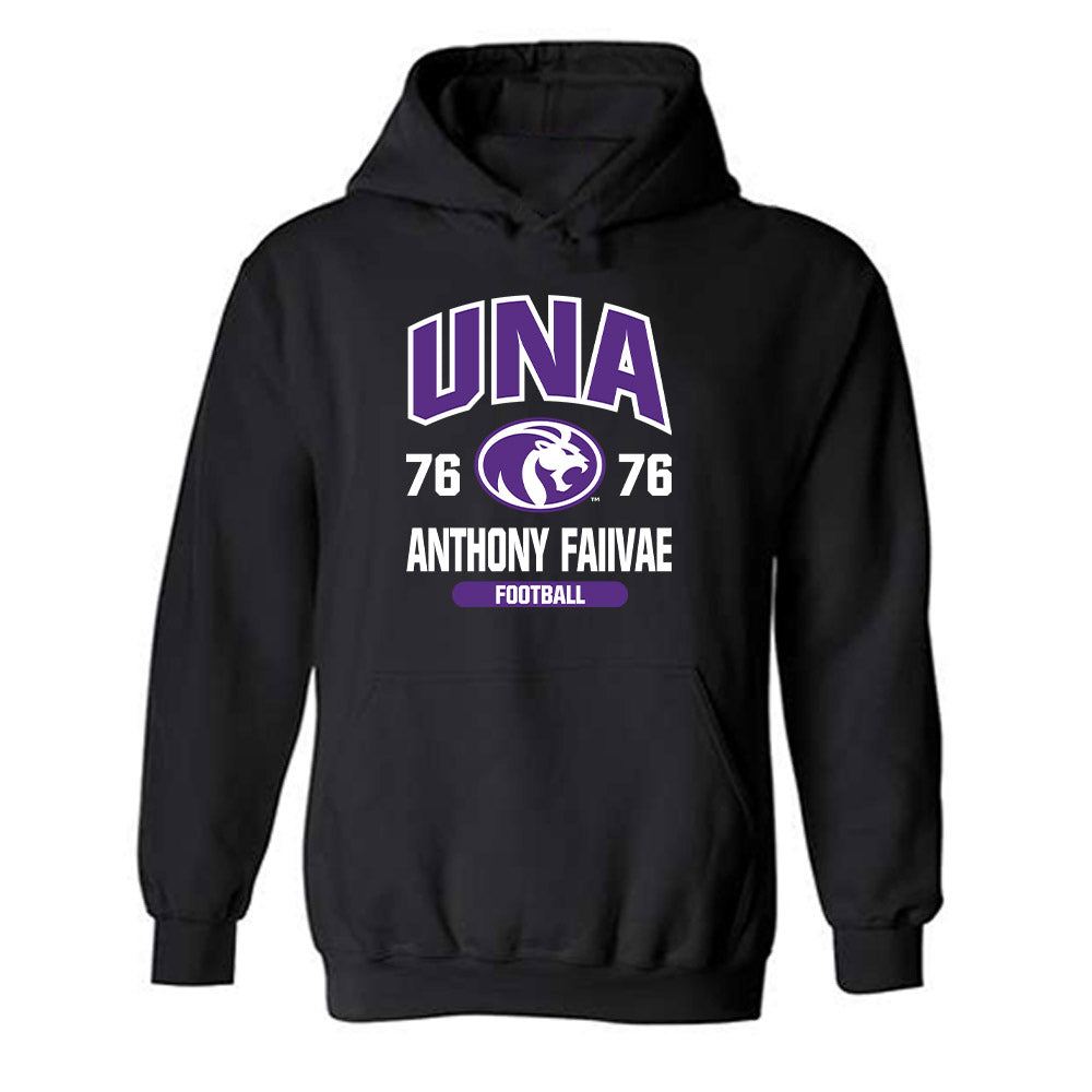 North Alabama - NCAA Football : Anthony Faiivae - Classic Fashion Shersey Hooded Sweatshirt-0