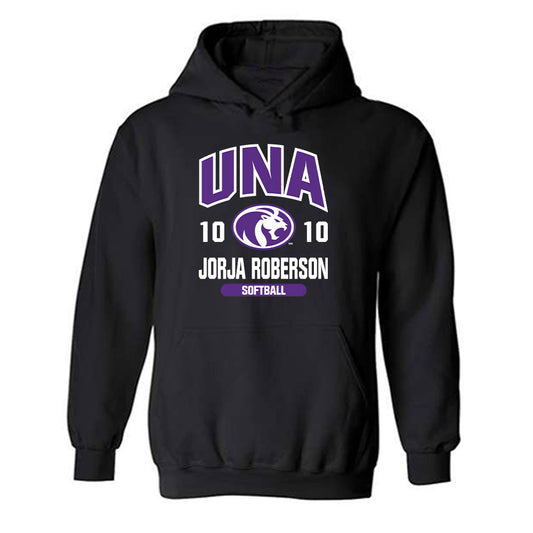 North Alabama - NCAA Softball : Jorja Roberson - Classic Fashion Shersey Hooded Sweatshirt