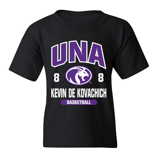 North Alabama - NCAA Men's Basketball : Kevin De Kovachich - Classic Fashion Shersey Youth T-Shirt-0