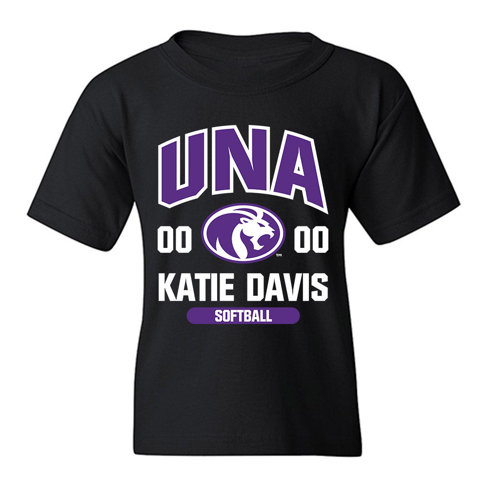 North Alabama - NCAA Softball : Katie Davis - Classic Fashion Shersey Youth T-Shirt-0