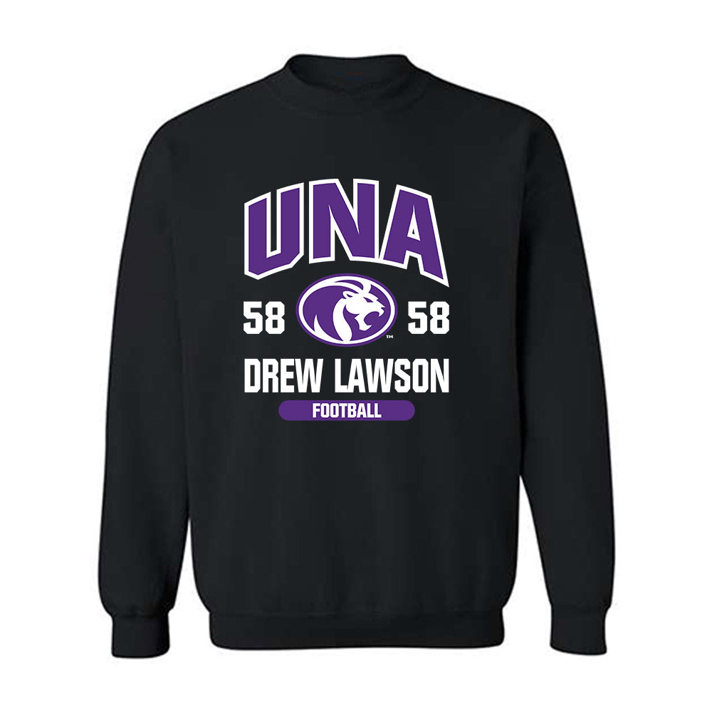 North Alabama - NCAA Football : Drew Lawson - Classic Fashion Shersey Crewneck Sweatshirt-0