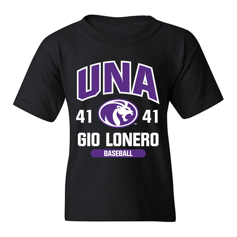 North Alabama - NCAA Baseball : Gio LoNero - Classic Fashion Shersey Youth T-Shirt-0