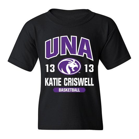 North Alabama - NCAA Women's Basketball : Katie Criswell - Classic Fashion Shersey Youth T-Shirt-0