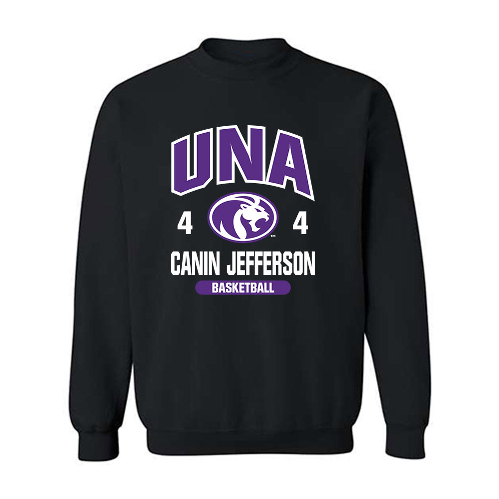 North Alabama - NCAA Men's Basketball : Canin Jefferson - Classic Fashion Shersey Crewneck Sweatshirt-0