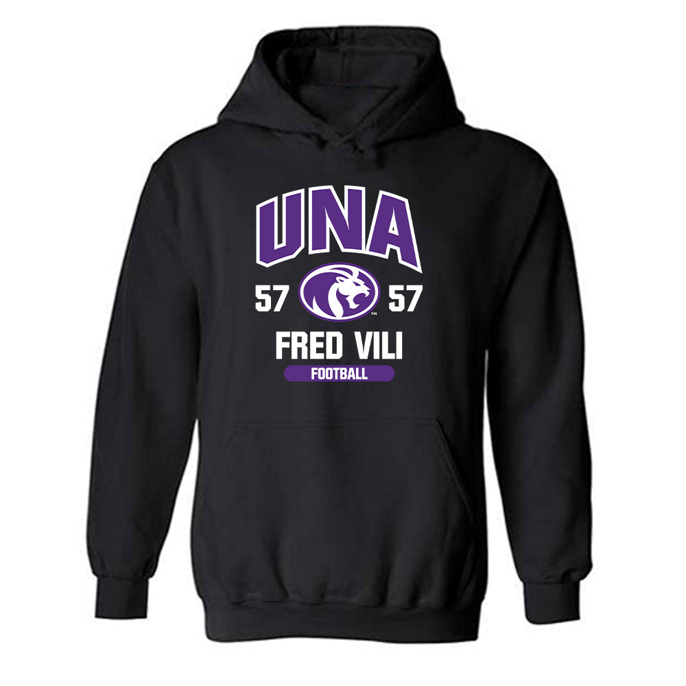 North Alabama - NCAA Football : Fred Vili - Classic Fashion Shersey Hooded Sweatshirt-0