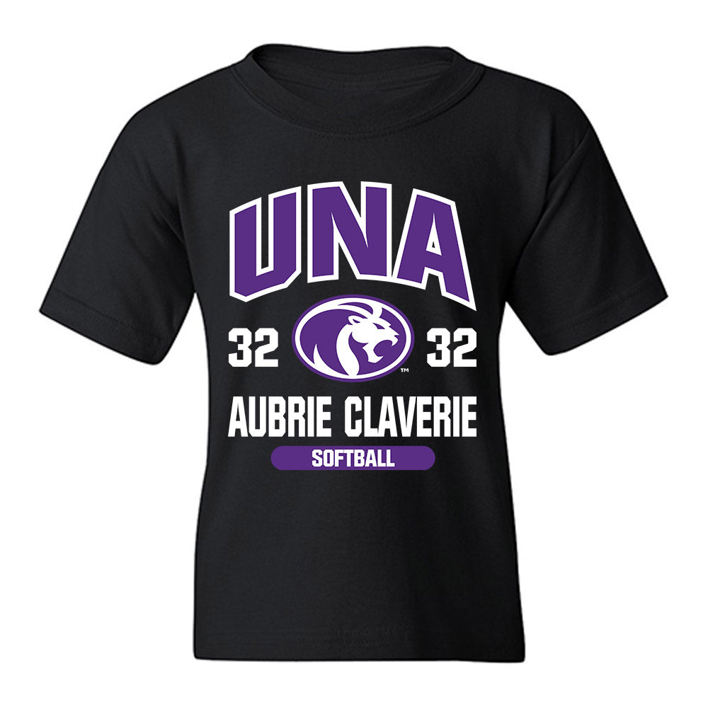 North Alabama - NCAA Softball : Aubrie Claverie - Classic Fashion Shersey Youth T-Shirt-0