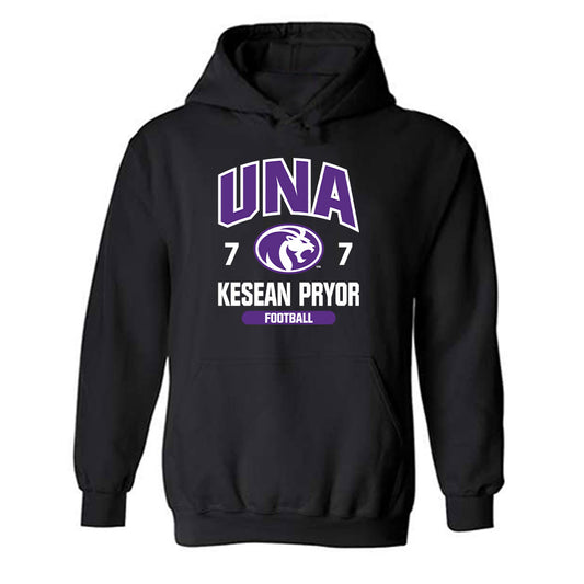 North Alabama - NCAA Football : Kesean Pryor - Classic Fashion Shersey Hooded Sweatshirt-0