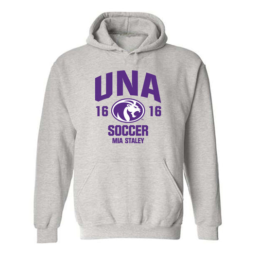 North Alabama - NCAA Women's Soccer : Mia Staley - Classic Fashion Shersey Hooded Sweatshirt