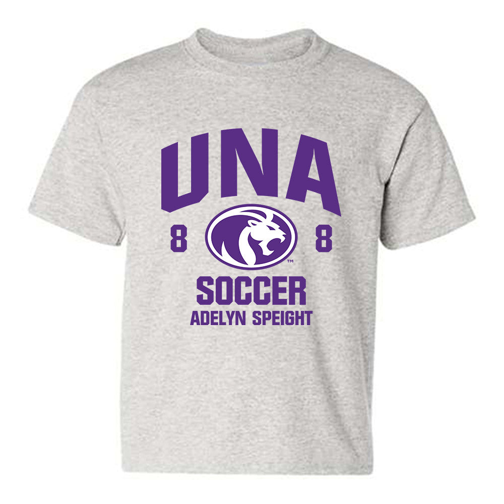North Alabama - NCAA Women's Soccer : Adelyn Speight - Classic Fashion Shersey Youth T-Shirt-0