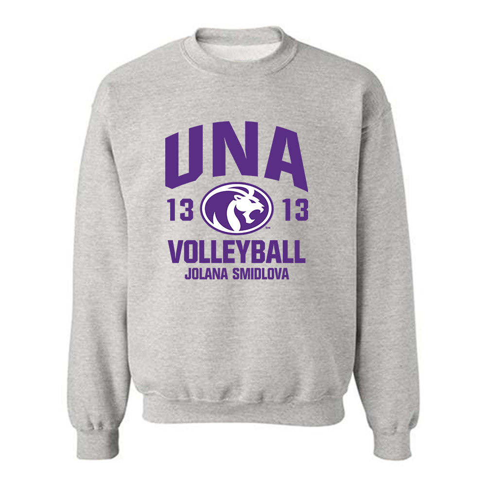 North Alabama - NCAA Women's Volleyball : Jolana Smidlova - Classic Fashion Shersey Crewneck Sweatshirt-0