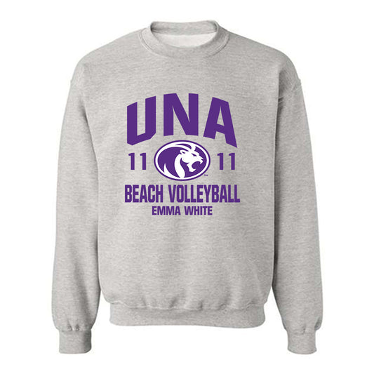 North Alabama - NCAA Beach Volleyball : Emma White - Classic Fashion Shersey Crewneck Sweatshirt-0