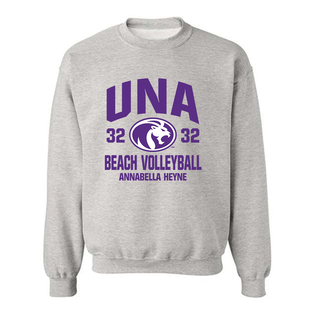 North Alabama - NCAA Beach Volleyball : Annabella Heyne - Classic Fashion Shersey Crewneck Sweatshirt-0