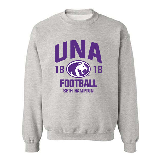 North Alabama - NCAA Football : Seth Hampton - Classic Fashion Shersey Crewneck Sweatshirt-0
