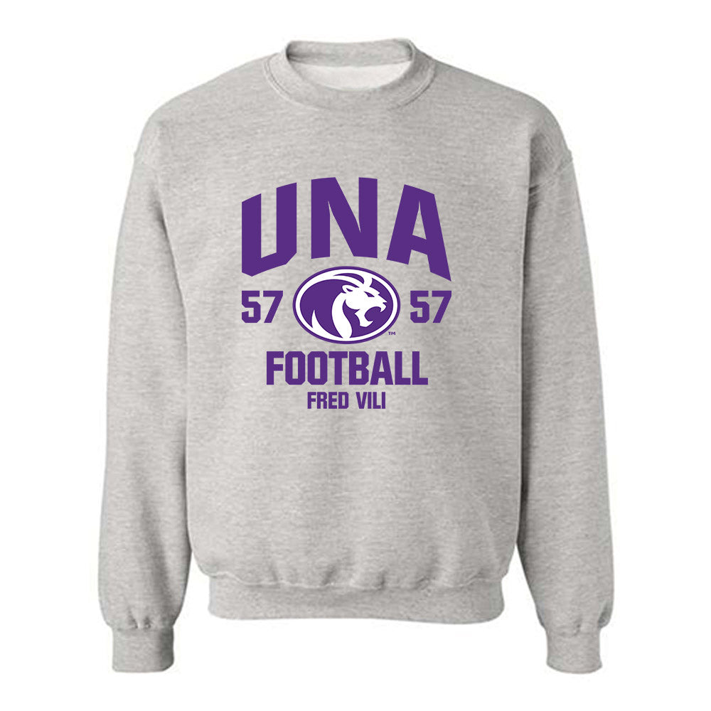 North Alabama - NCAA Football : Fred Vili - Classic Fashion Shersey Crewneck Sweatshirt-0