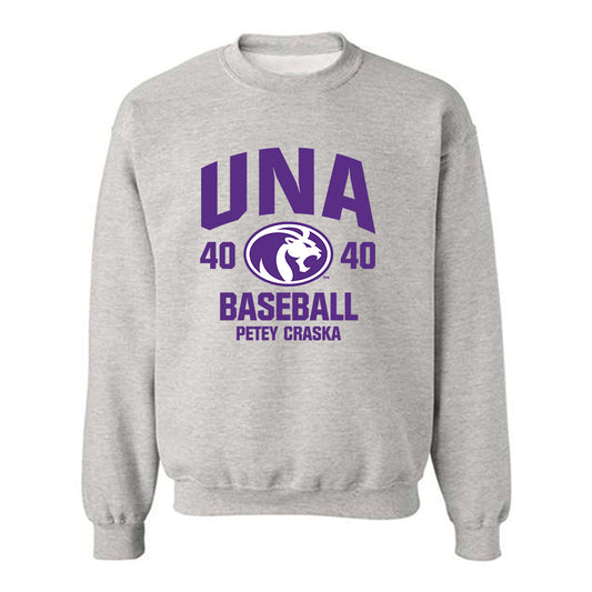 North Alabama - NCAA Baseball : Petey Craska - Classic Fashion Shersey Crewneck Sweatshirt-0