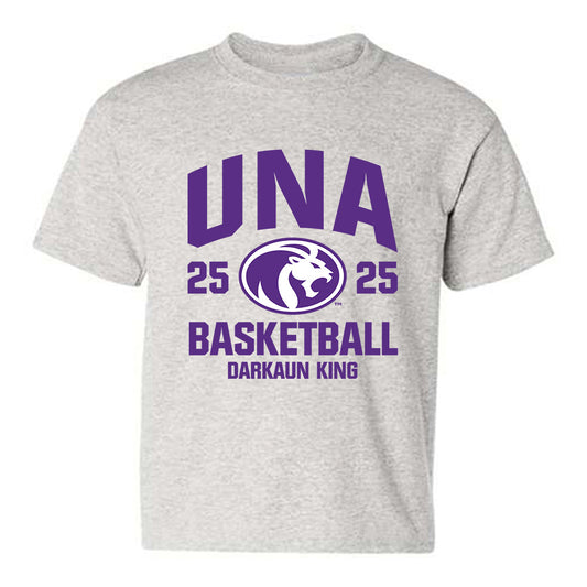 North Alabama - NCAA Men's Basketball : Darkaun King - Classic Fashion Shersey Youth T-Shirt-0