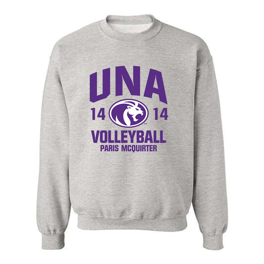 North Alabama - NCAA Women's Volleyball : Paris McQuirter - Classic Fashion Shersey Crewneck Sweatshirt-0