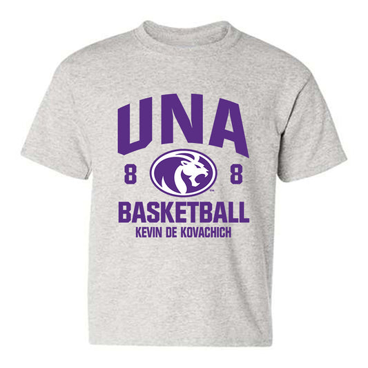 North Alabama - NCAA Men's Basketball : Kevin De Kovachich - Classic Fashion Shersey Youth T-Shirt-0