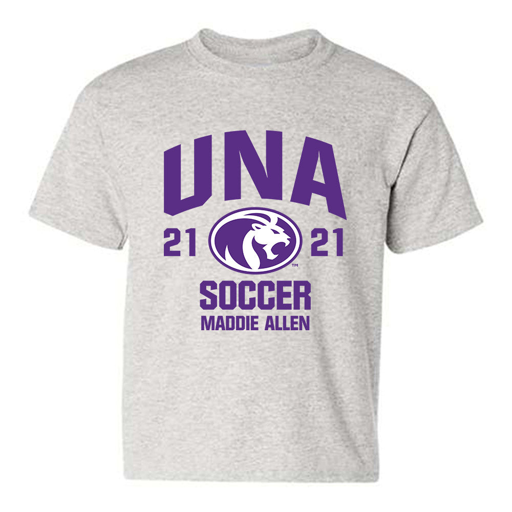 North Alabama - NCAA Women's Soccer : Maddie Allen - Classic Fashion Shersey Youth T-Shirt-0