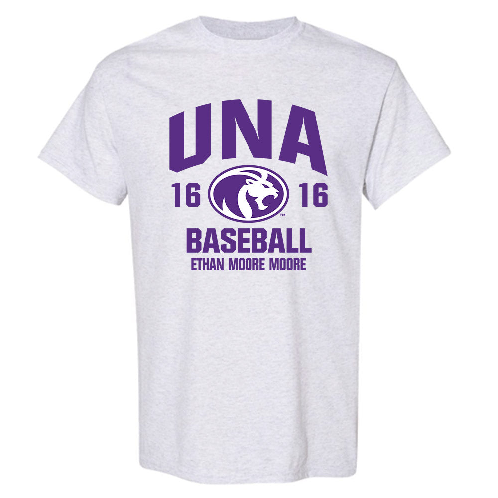 North Alabama - NCAA Baseball : Ethan Moore Moore - Classic Fashion Shersey T-Shirt-0
