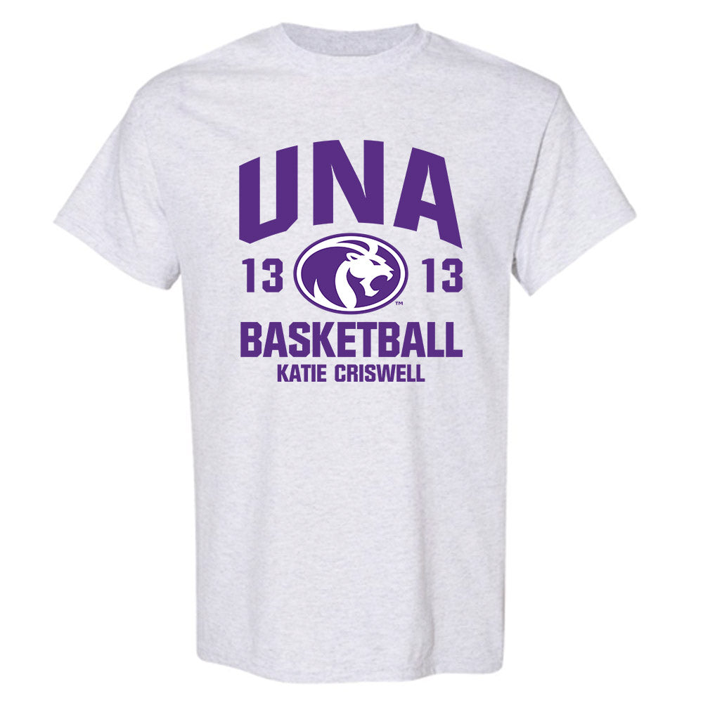 North Alabama - NCAA Women's Basketball : Katie Criswell - Classic Fashion Shersey T-Shirt-0