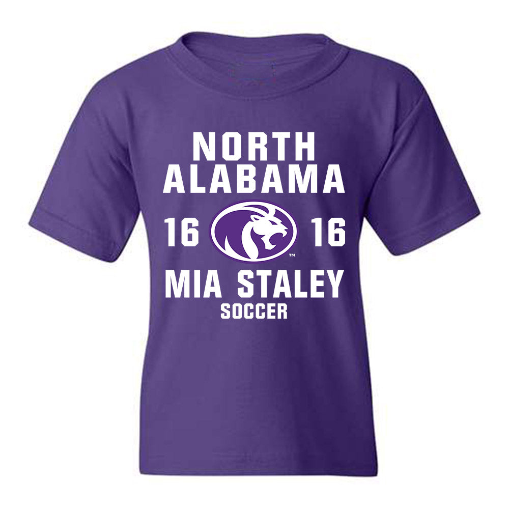 North Alabama - NCAA Women's Soccer : Mia Staley - Classic Shersey Youth T-Shirt