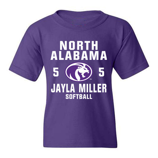 North Alabama - NCAA Softball : Jayla Miller - Classic Shersey Youth T-Shirt