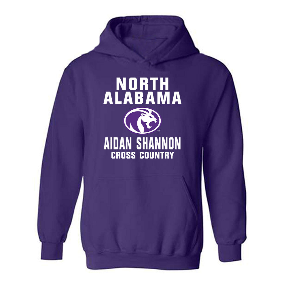 North Alabama - NCAA Men's Cross Country : Aidan Shannon - Classic Shersey Hooded Sweatshirt