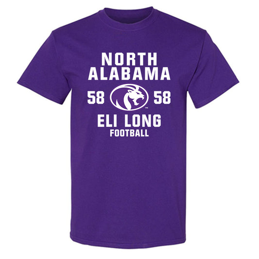 North Alabama - NCAA Football : Eli Long - Classic Shersey T-Shirt-0