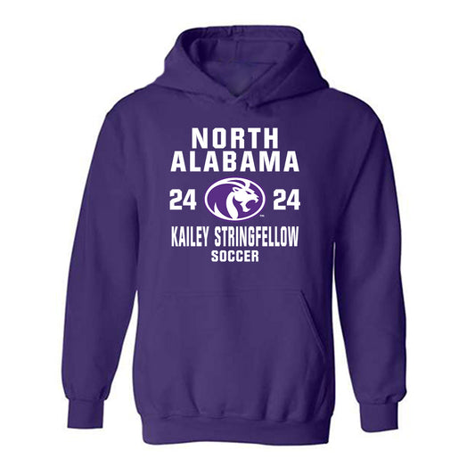 North Alabama - NCAA Women's Soccer : Kailey Stringfellow - Classic Shersey Hooded Sweatshirt-0
