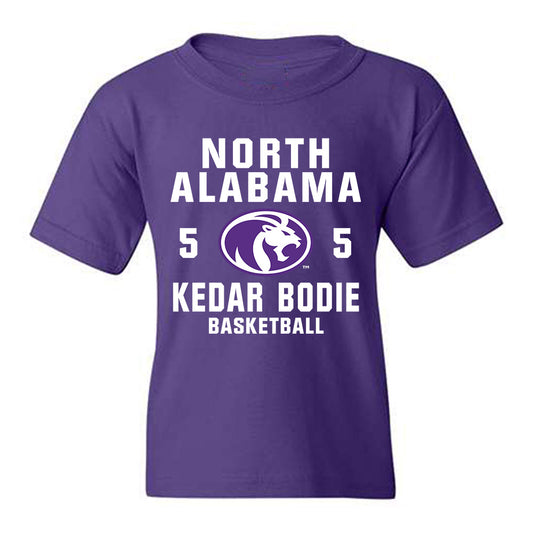 North Alabama - NCAA Men's Basketball : Kedar Bodie - Classic Shersey Youth T-Shirt-0